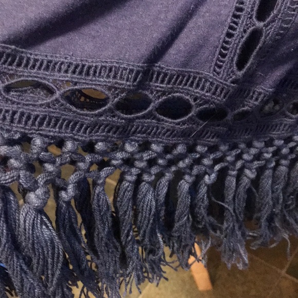 L*Space navy med/L tunic top - Picture 4 of 7